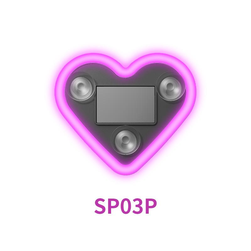 

Светодиодный фонарь на солнечной батарее в форме сердца для окна автомобиля