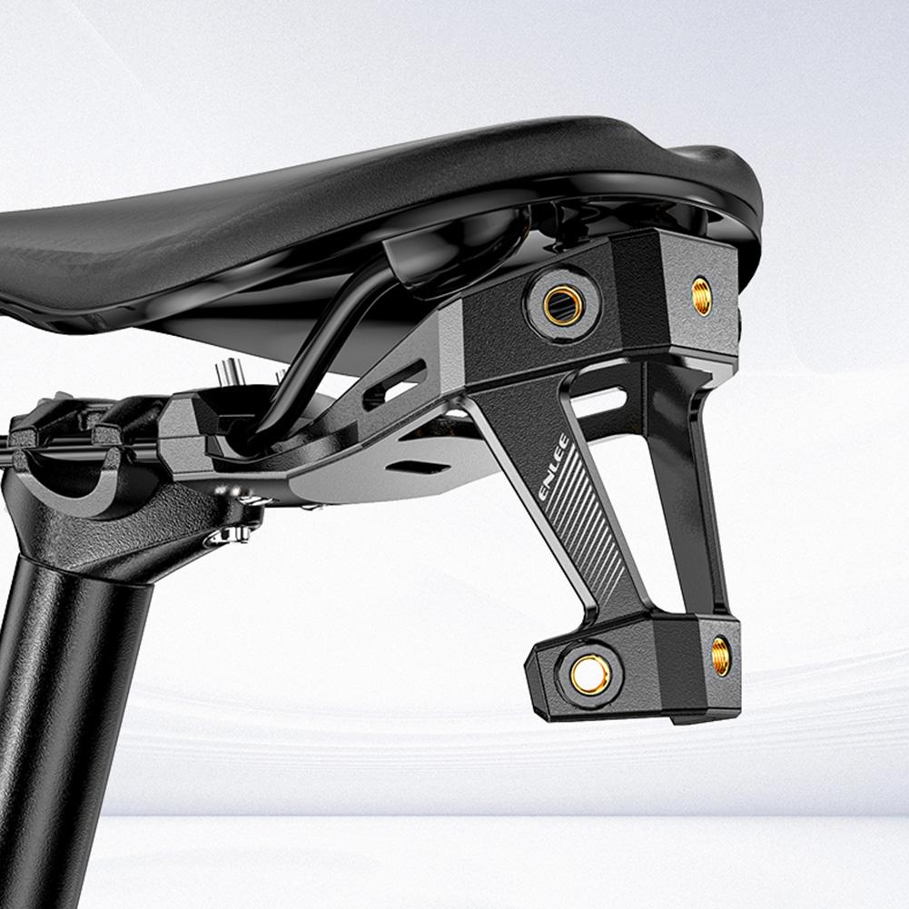 Bicycle Water Bottle Holder Converter CNC Bike Seat Bow Bottle Cage Adapter Cycling Rear Seat Cushion Kettle Mount Bike Part