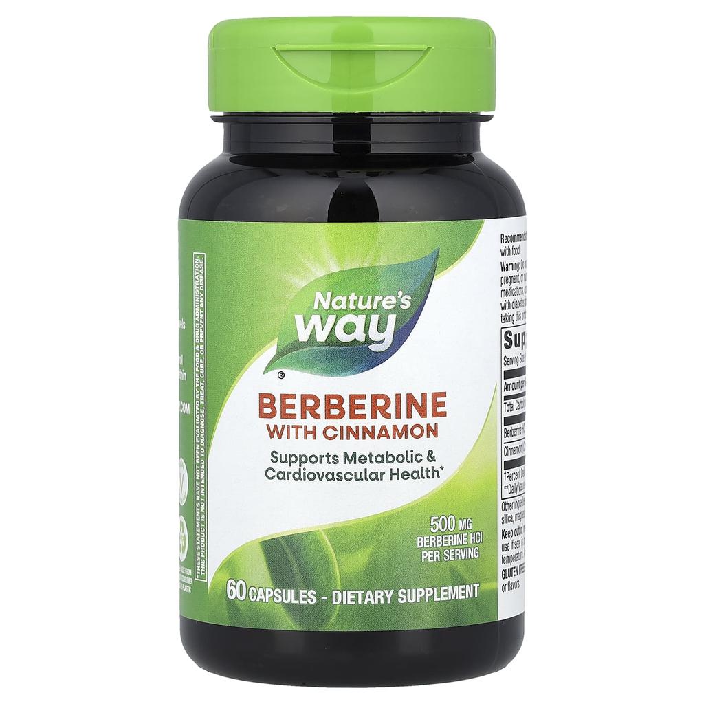 Nature'S Way, Berberine & Cinnamon, 60 Capsules