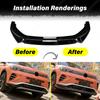 Para Volkswagen Tiguan Rline 2024 2025 Accesorios de Decoración de Tablero Spoiler Cubierta Protectora Labio Inferior Parachoques Delantero de Automóvil