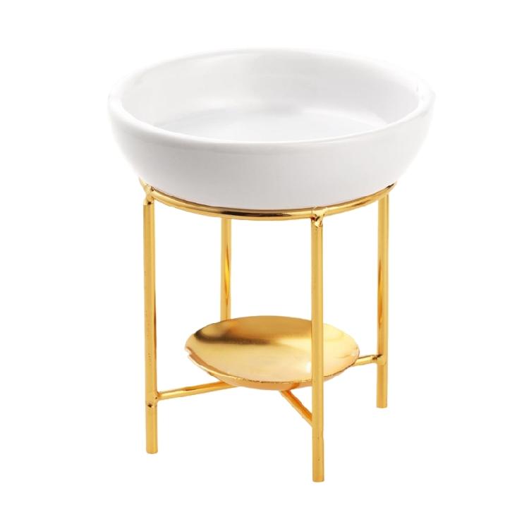 Ceramics Aromas Diffuser Bowl with Stable For Legged Tealight Holder Rack Essential Oil Burners Furnaces Home Decoration