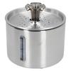 2.5L Cat Water Fountain 304 Stainless Steel Automatic Pet Water Drinking Dispenser with Water Level 