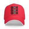 Box Box Box Tyre Compound Baseball Caps Peaked Cap Sun Shade Hats for Men Women