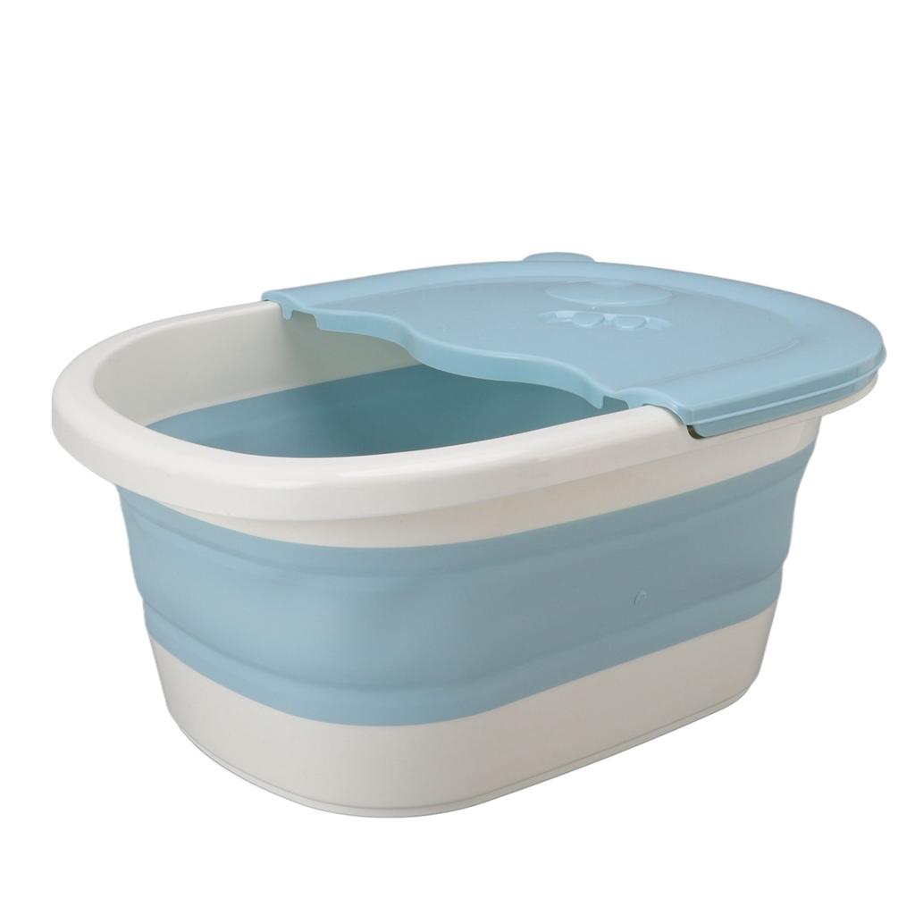 Foot Soaking Tub Foldable Foot Bath Foot Tub Bucket for Children Foot Bath Plastic Wash Bathtub