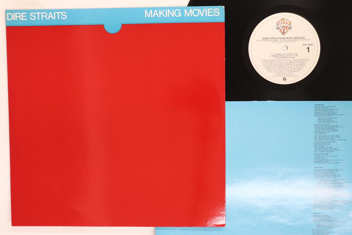 Виниловая пластинка DIRE STRAITS  Making Movies BSK3480 WARNER BROS. 1983 Американский рок Б/У