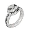 Duowei Halloween Pumpkin Skull Two-Color Ring - Creative Party Jewelry