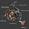 Metal Spool Folding Handle Spinning Fishing Reel for Sea Rod