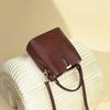 Bucket Bag Versatile Portable Women'S Bag Leather High-End Shoulder Messenger Bag Luggage
