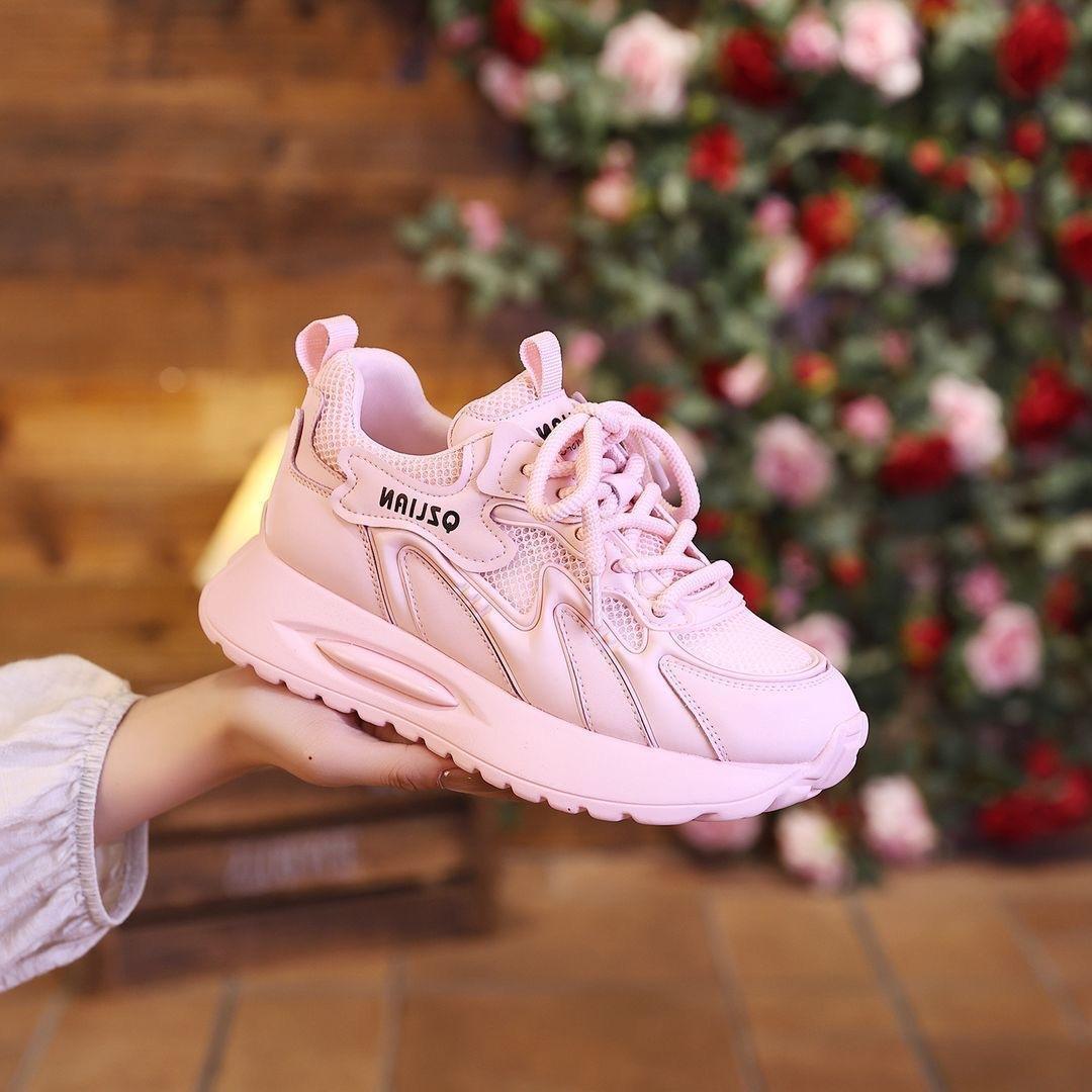 

МОДНАЯ ОБУВЬ, мужские дышащие спортивные кроссовки, спортивные кроссовки для бега, уличные женские теннисные кроссовки для тренажерного зала 35 розовый