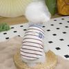 Dog Vest Cartoon Striped Costume
