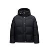Winter Hooded Duck Down Warm Jacket Women Outerwear Basic-Black 162547935-2