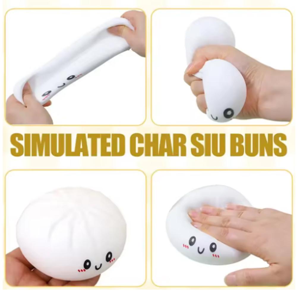 New Giant Dumpling Toy Squishes Stress Balls Reusable Low Rebound Decompression Toys Dough Ball Home Decoration Party Gifts