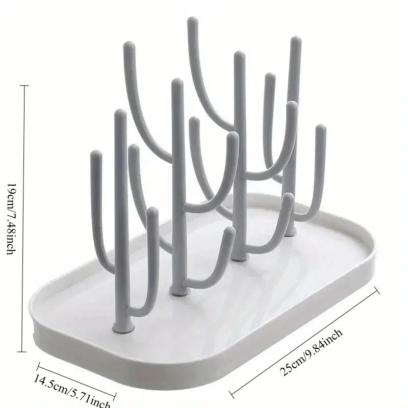 Baby Tree-shaped Milk Bottle Drain Rack, Dust-proof Milk Bottle Holder, Cup Drain Rack Easter Gift