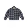 Unisex Oversized Retro Harrington Jacket Double-Sided Wear Cotton Blend Fall Outerwear