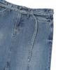 Syupeodeulai W A-Line Denim Maxi Skirt Medium Indigo