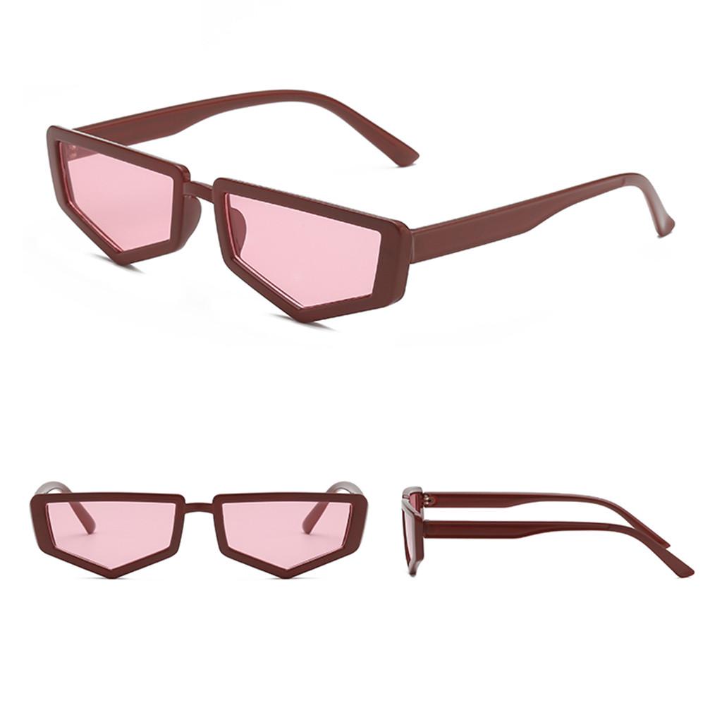 Fashion Man Women Irregular Shape Sunglasses Glasses Vintage Retro
