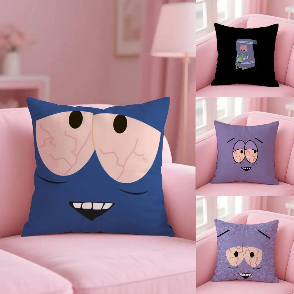 S-South Park Towelie Anime Pillow Case Safe Custom Photo Pillow, Anti-fade Brushed Fleece Cushion, Maternal & Infant Safe.