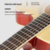 Folk 40-inch Ultra-thin Beginner Guitar for Boys & Girls - All Linden Wood, Polished Finish