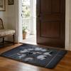 Floor Mat Soft Flannel Rug Non Slip Absorbent Mat for Bathroom Bedroom Home Decor Singer O Olivia Dean