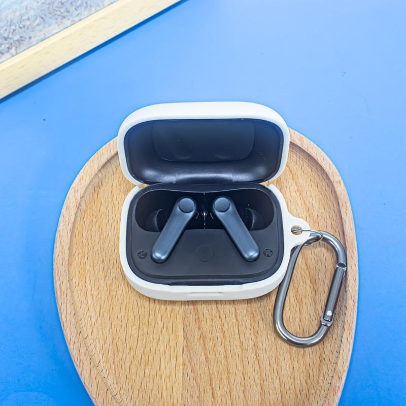 Durability Silicone Case For Air Pro4 Earbud,Silicone Sleeve Durability Earbud Protector With Carabiner Hook