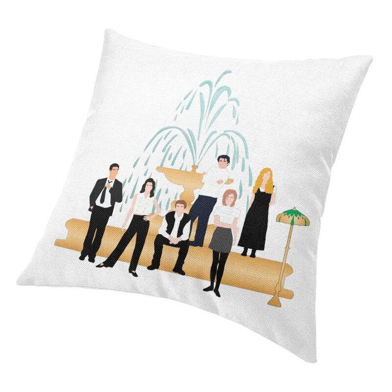 Luxury Friends Classic Tv Show Throw Pillow Case Home Decorative Custom Square Cushion Cover 45X45 Pillowcover For Sofa