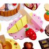Wooden Sweet Princess Afternoon Tea Set Children's Kitchen Play Home Combination Toy