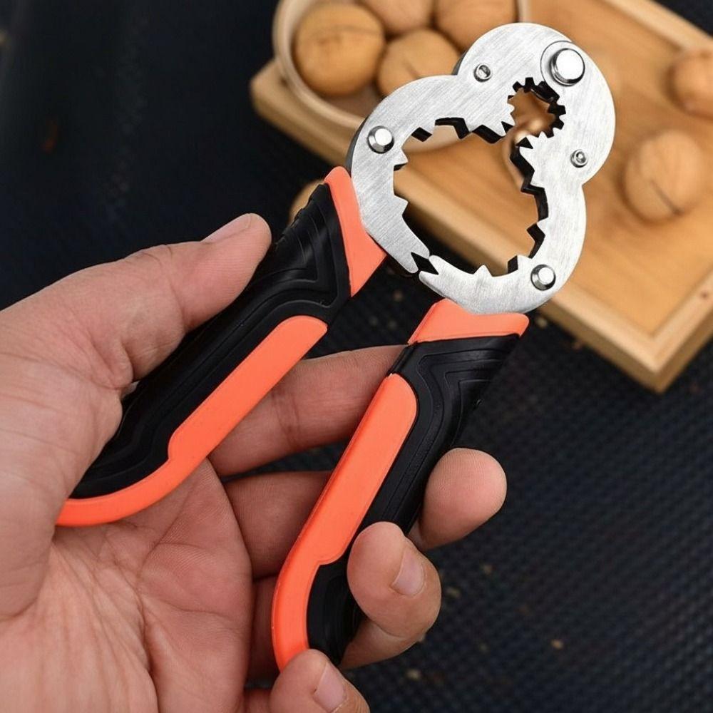 Vanadium Chromium Steel Nut Shell Opener Anti-slip Nut Clamp Walnut Cracker  Household Use