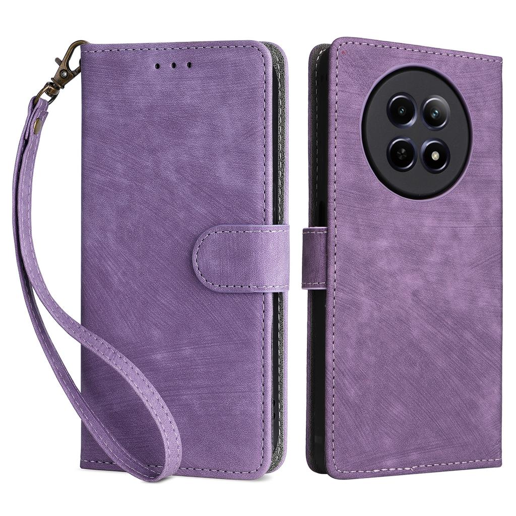 For Realme Narzo 70x 5G/C65 5G/Narzo N65 5G/13 5G/12 5G/12x 5G Case with Hand Strap RFID Blocking Wallet Leather Cover