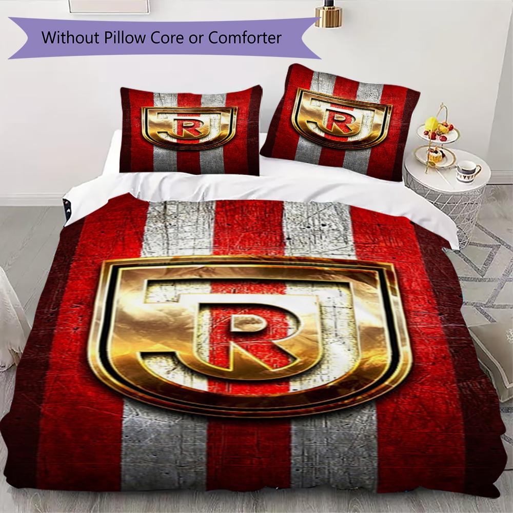 Jahn Regensburg Pattern Bedding uilt Set uilt Cover Pillowcase Home Decoration Birthday Gift (1 * duvet cover + 2 * pillowcase  without core)62