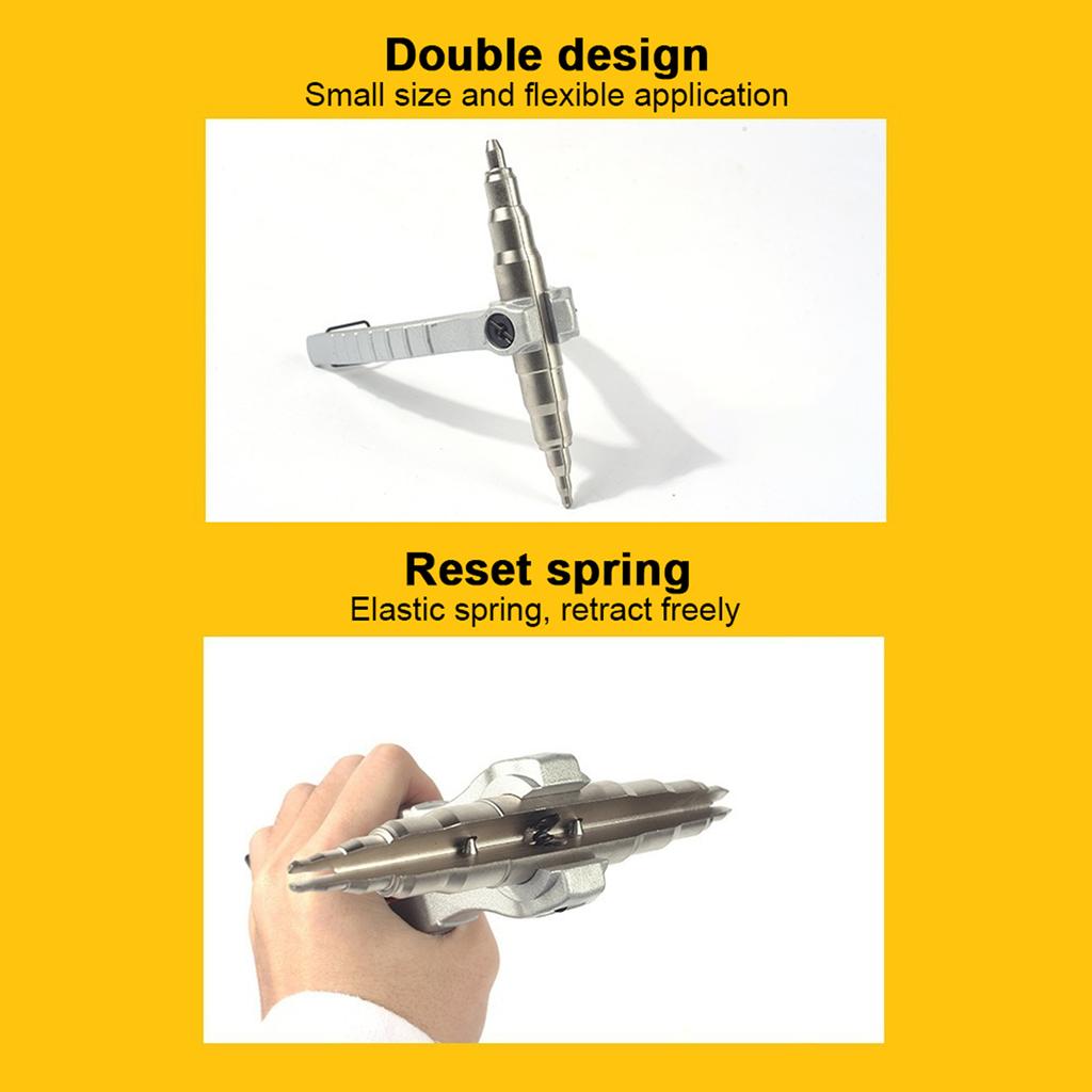 Copper Pipe Tube Expander Tool Manual Swaging Tool HVAC Swage for Refrigerators Conditioners Refrigeration Equipments Maintenance