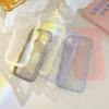 Ins Suitable for Apple 13 Mobile Phone Case Wave Edge IPhone 15 Simple Color Transparent Soft Shell XR Drop Protection Case