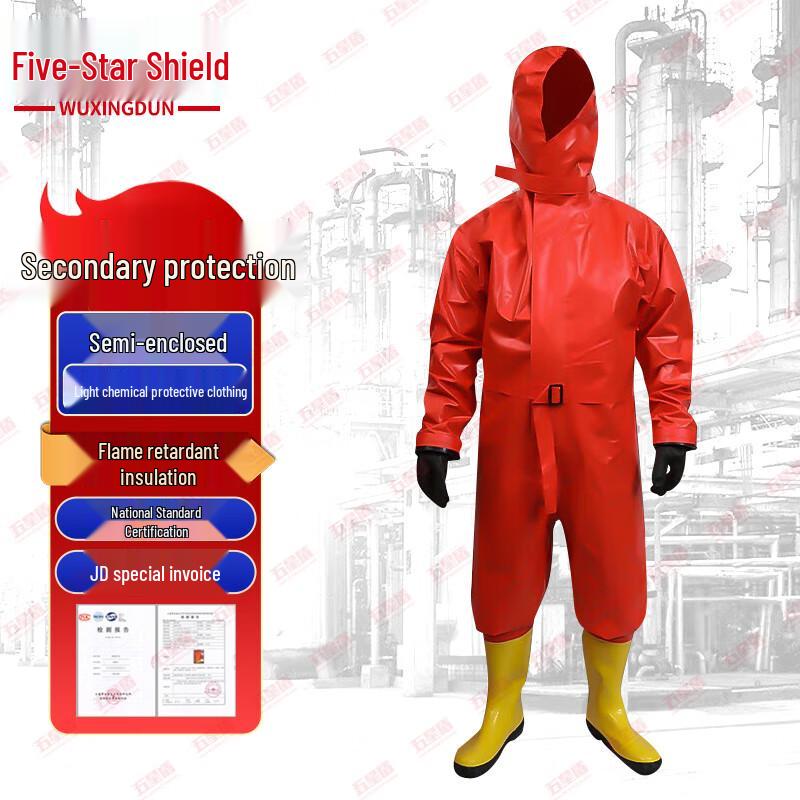 Wuxingdun Light Level 2 Chemical Protective Coverall 170-182cm / Size 42