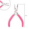 "Handmade Pink Needle-Nose Pliers: Multi-Function Jewelry Tool for Beading and Winding"
