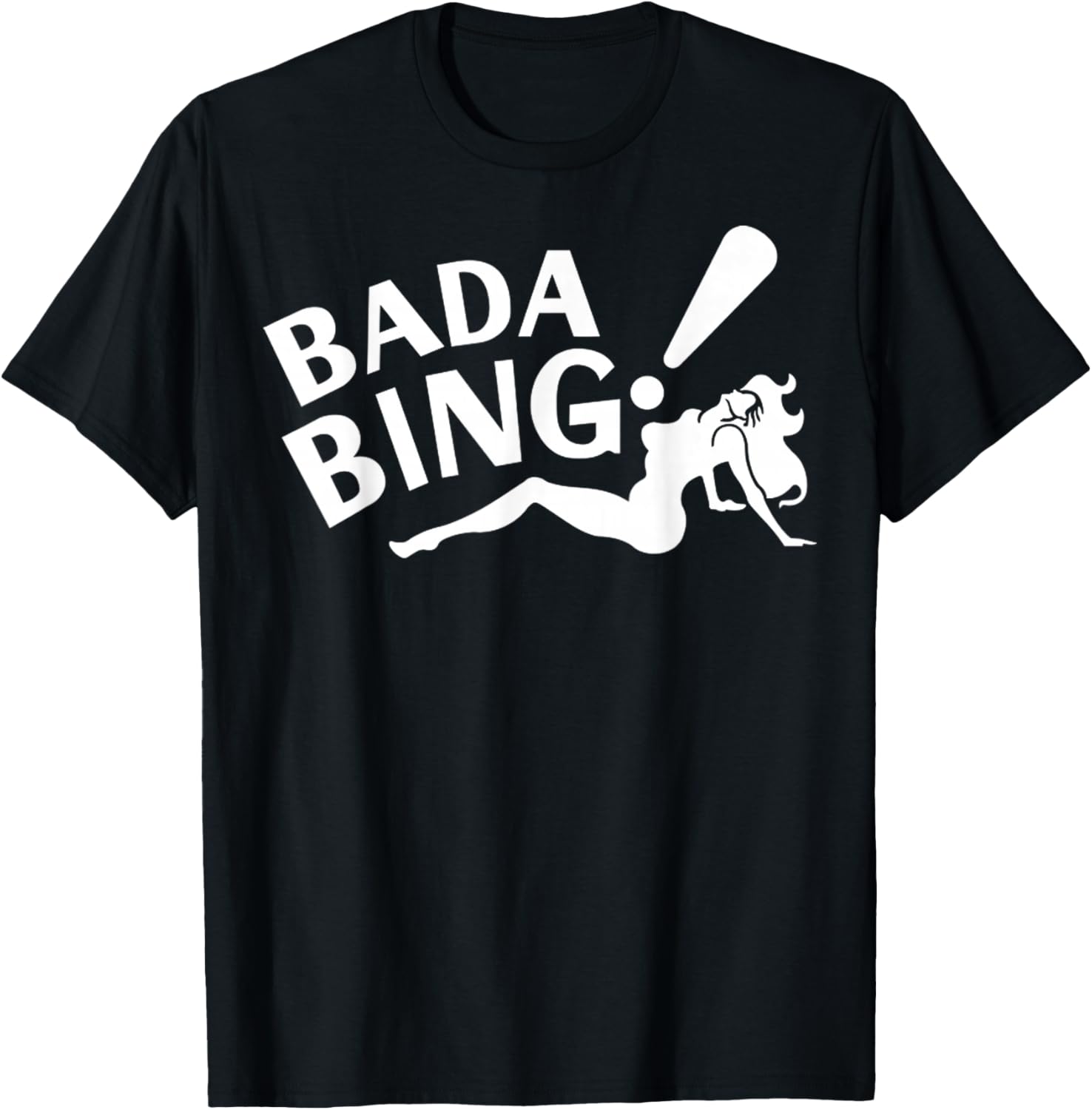 Vintage Funny Bada Sarcastic Bing Retro Sexy Girl Bada Bam T-Shirt S разноцветный