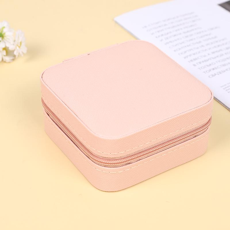 Compact Multifunctional Jewelry Storage Box with Compartments