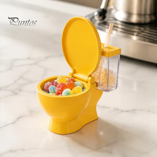Interesting Conversation Starter Toilet Shaped Ramen Bowl Set, Built-in Drink Cup And Straw Creative Soup Serving Dish Instant Noodle Bowl,