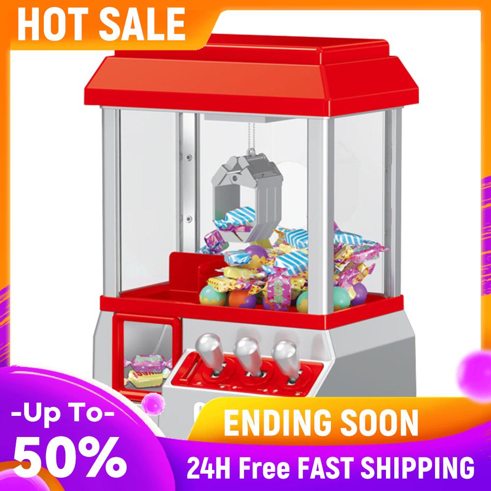 

Plastic Clip Doll Candy Coin Operated Plush Grabber Arcade Machine Party Supplies Battery Powered Entertainment for Kids Adults China Mainland