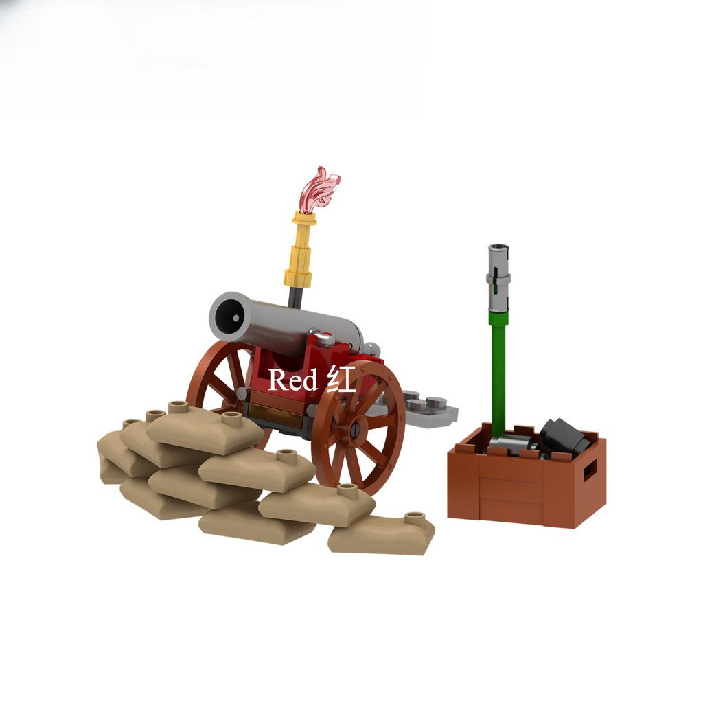 Medieval Napoleonic War Soldiers Figures Military MOC Building Block Knights British French Fusilier Rifles Weapon Kids Toy B08