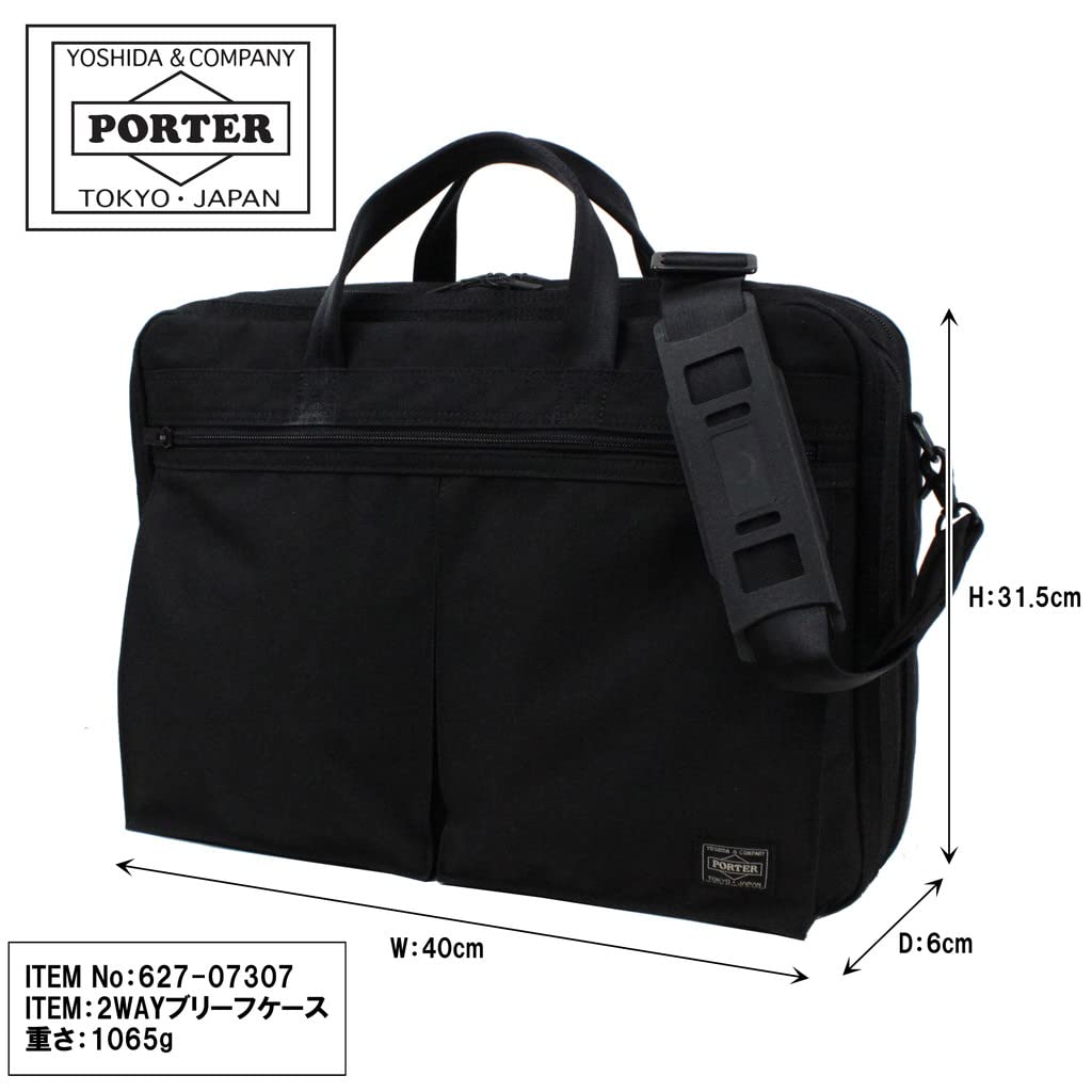 Porter Tension Briefcase 2-Way (Black) 627-07307