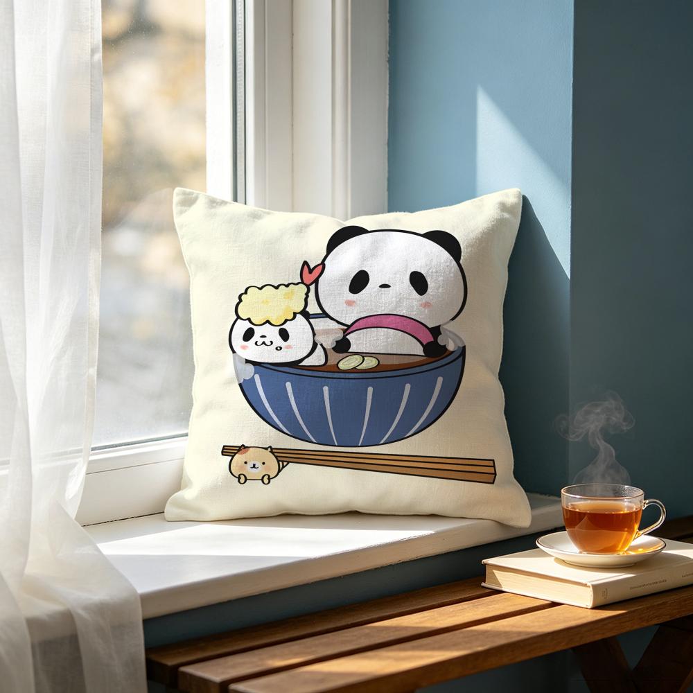 Cute TTarepandaed Cushion Cover Cushion Cover Set Pcs x x x Pillowcase Decorative Sofa Home Decor