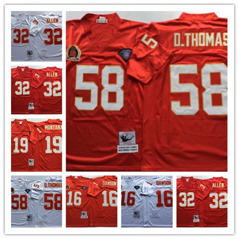 Kansas City Chiefs NFL Retro Jersey Mens Football Fan Apparel Size S To XXXL