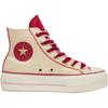 Converse All Star Lift comfortable versatile durable lightweight high-top canvas shoes for women red