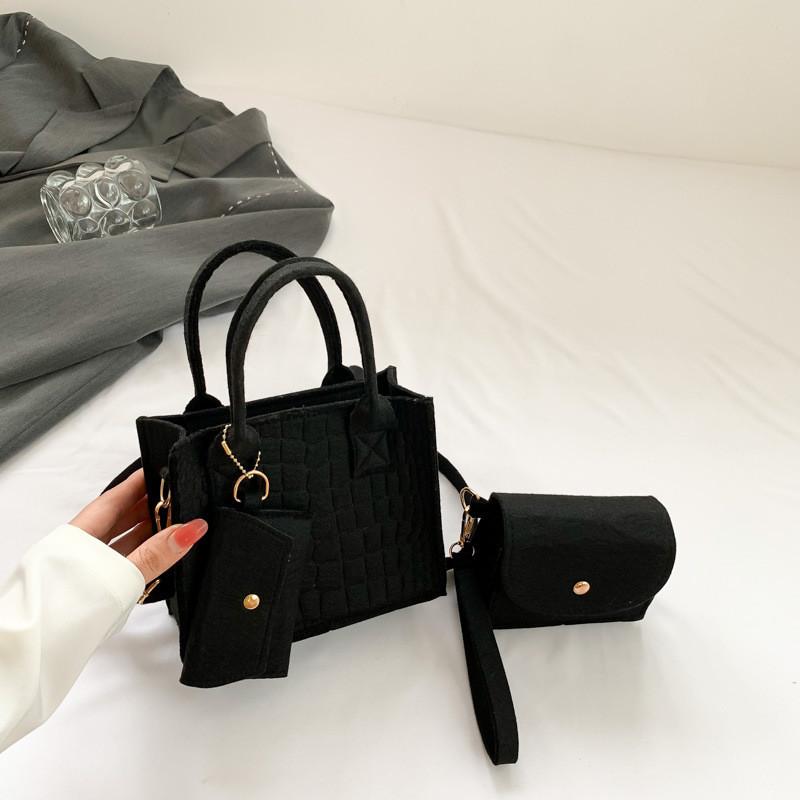 Stylish Casual Mini Tote Bag For Women In Black Orange Green And Fuchsia Perfect For Commuting And Everyday Use