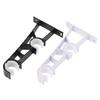 1Pc Double Curtain Rod Brackets Wall Curtain Rod Retainers Bracket Curtain Rod Hooks Aluminum Alloy Curtain Rod Window Hardware