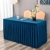 Elastic Table Cloth Hotel Conference Table Cover Meeting Room Office Flannel Rectangle Tableclover Wedding Banquet Decoration