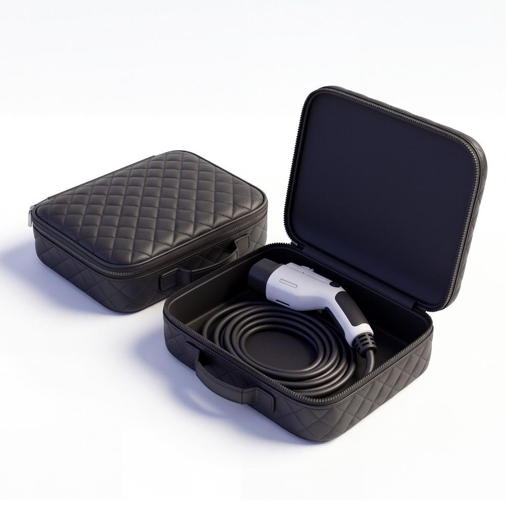 Waterproof Car Charger Plugs Storage Carry Bag Round/Square Car Trunk Organizer  Accessories