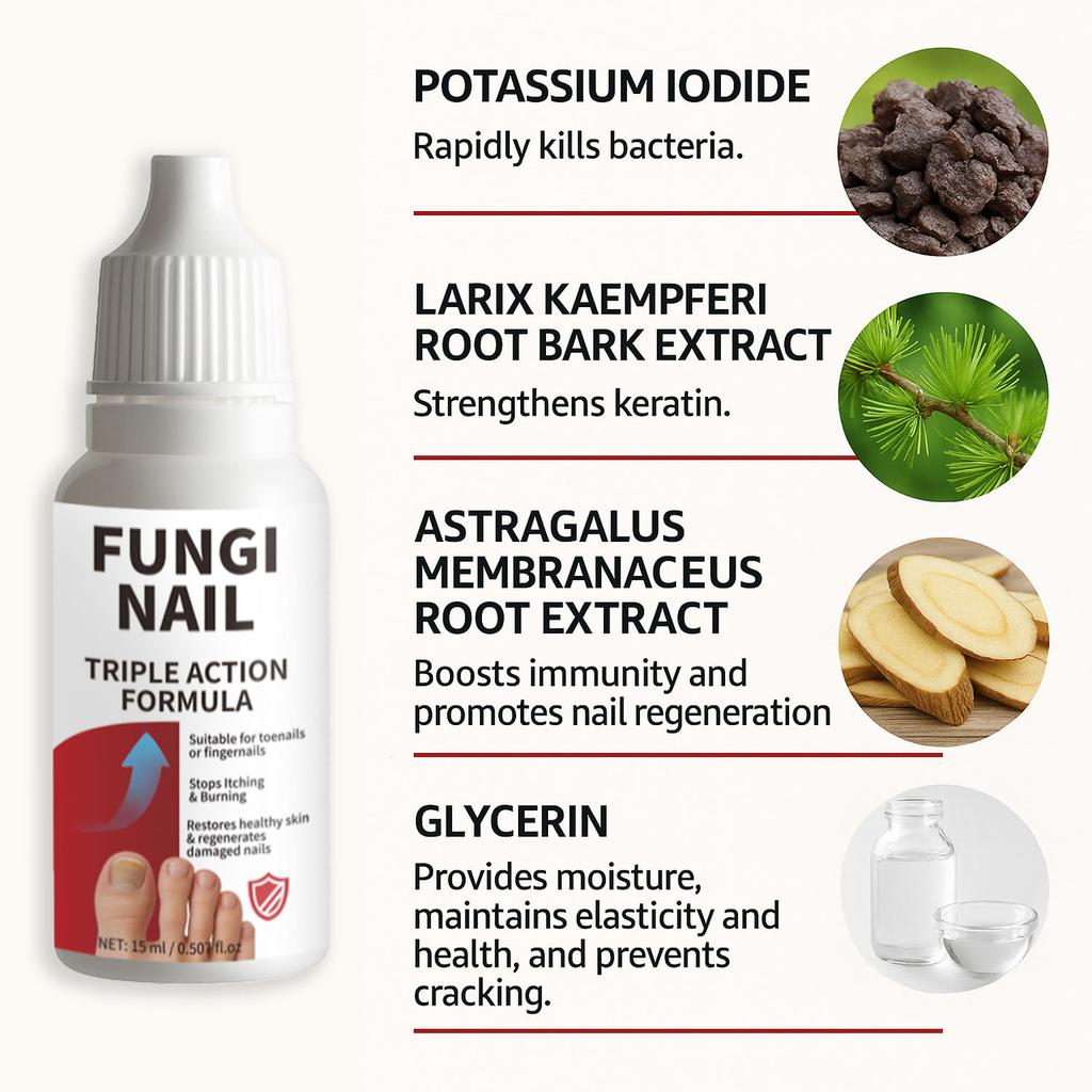 Nail Repair & Nourishing Solution – Strengthening Care for Discolored & Damaged Nails, 15ml