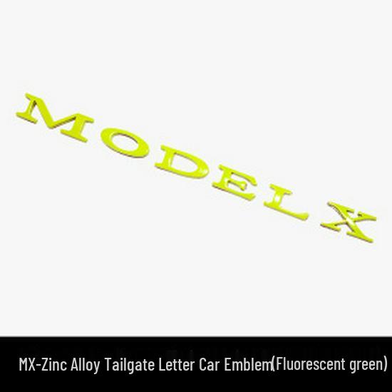 Tesla Model 3/Y/S/X High-Performance Zinc Alloy Rear Car Badge