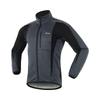 ARSUXEO Veste de cyclisme d'hiver coupe-vent doublée polaire 3 couches pour homme Vêtement d'extérieur chaud pour le sport en extérieur