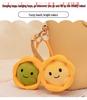 Cute Egg Tart Pendant Plush Doll Keychain & Bag Charm